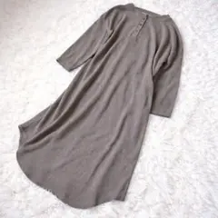 chocol raffine robe ワッフルワンピース ベージュ F