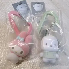 【新品】サンリオ カラビナ ガチャガチャ マスコット チャーム 2点