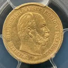 PCGS AU50 プロイセン 5 マーク金貨 (1877年) PCGS AU50 プロイセン 5 マーク金貨 (1877年) - メルカリ