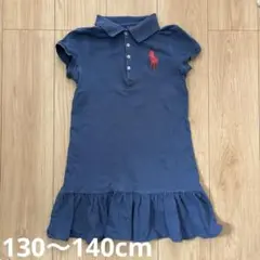 Polo Ralph Lauren 半袖ワンピース 4/4T 110㎝ ネイビー - メルカリ