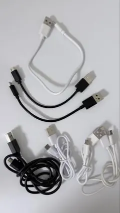 USB充電ケーブル Type-B 7本セット