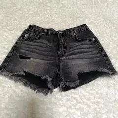 SHEIN デニム ショートパンツ 12Y ブラック