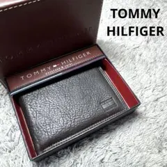 TOMMY HILFIGER トミーヒルフィガー 二つ折り財布 ブラウン