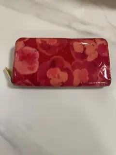 ルイ・ヴィトン モノグラム・ヴェルニ イカットフラワー ジッピーウォレット