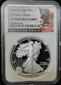 NGC PF69☆2010 カナダ メイプルリーフ 銀貨 5ドル 純銀 限定発行