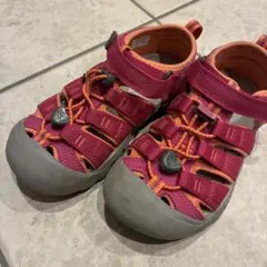 KEEN キッズサンダル ピンク/オレンジ