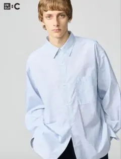 UNIQLOCユニクロシーブロードオーバーサイズシャツLサイズ