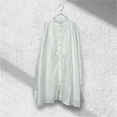 FREAK'S STOREフリークスストア　ノーカラーカラーシャツオーバーサイズ