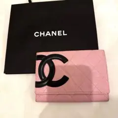 美品✨CHANEL 正規品 シャネル財布　ピンク