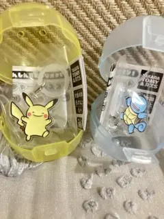 ポケモン　つやふるチャームマスコット　ピカチュウ　ゼニガメ　2種セット