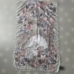 H&M ストール 馬 花柄 大判約190✖️60のサムネイル