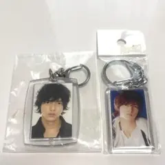 新品 미사용 山下智久 キーホルダー 2点セット NEWS 山P