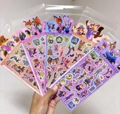 Zootopia ズートピア 2 キャラクターキラキラシール・5枚セット