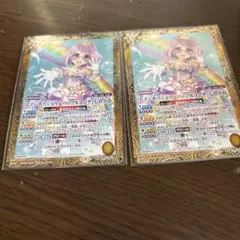 バトスピ ［レインボーシェリーパープルコーデ］七倉小春　2枚
