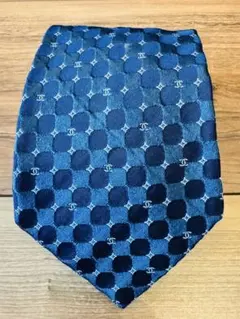 美品　CHANELネイビー ネクタイ