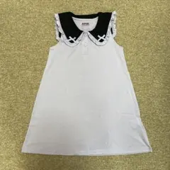 PIAMON ノースリーブワンピース 120cm パーブル/黒