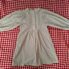 aprèslescours ストライプ 　ワンピース 110cm　キッズ　女の子