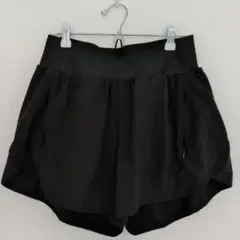 ノーブランド 無地 ショートパンツ ラウンド L 黒 ポリエステル ランニングのサムネイル