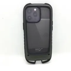 新品 ROOT CO. iPhone13Pro 耐衝撃ケース 黒緑 S182