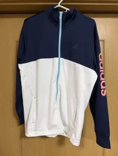 adidas ジャージ　ネイビー ホワイトのサムネイル