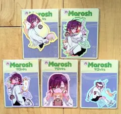 マロッシュずっと真夜中でいいのに。オリジナル ステッカー全5種　セブンイレブン
