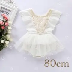 レース ワンピース ドレス　チュール　プリンセス　ドット　刺繍　ベビー　韓国