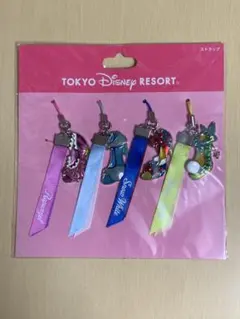 東京ディズニーリゾート ストラップ 4個セット