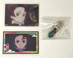 鬼滅の刃 ウエハースカード ステッカー キーホルダー 竈門炭治郎 宇髄天元