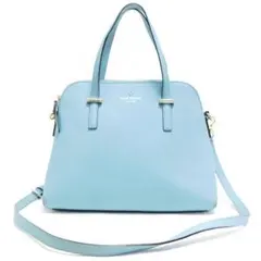 極美品ケイトスペード ハンドバッグ ショルダーバッグ 2WAYバッグ レザー水色