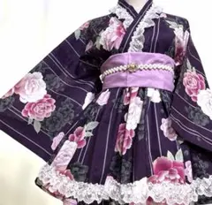 718⑧浴衣ドレス 地雷系 量産型 姫ギャル ロリータ 大人 - メルカリ