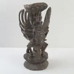 ガルーダ ブロンズ像 インドネシア ビンテージ C9932317お