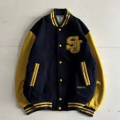 90's vintage DESCENTE ウール スタジャン / バーシティのサムネイル