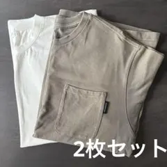 【2枚セット】TARAS BOULBA 山プリントTシャツ ＆JUNRED 白T