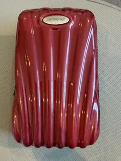 【Samsonite】ハードケース ポーチ レッド 1910