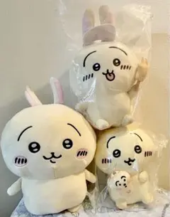 ちいかわ 一番くじC賞２体 BIGぬいぐるみ うさぎ