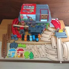 お片付けボックスレールセット 知育玩具 ハペ Hape