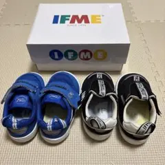 【美品！】IFME イフミー　スニーカー　13cm ブラック　ブルー　セット