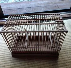 木製鳥かご小鳥用ケージ(中)のサムネイル