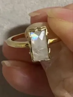 アガット agete リング　シルバー　ゴールドメッキ　リング