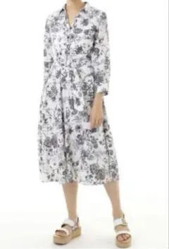 グレースコンチネンタル　ワンピース　サラサ　更紗