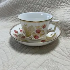 wedgwood ウェッジウッド ストロベリーゴールド カップ・ソーサー 