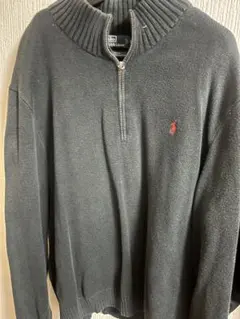 ハーフジップセーター ニット