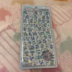 ボンボンドロップシール　ポチャッコ　文字
