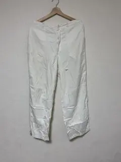 チェコ軍　コックパンツ　白　訳アリ　古着　軍物