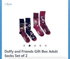 香港ディズニー　ダッフィーandフレンズ　クリスマス靴下　ソックス