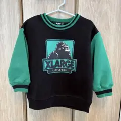 XLARGE 袖配色ゴリラトレーナー 90