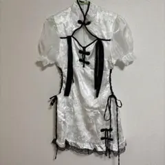 チャイナ コスプレ 白