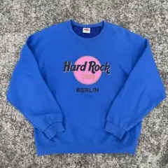 90s 00s hard rock cafe スウェット　ブルー　berlin