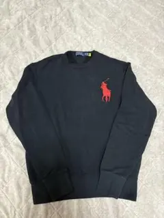 ポロラルフローレン　黒　スウェット　トレーナー