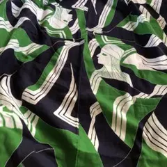 アイヌ模様　正絹着物　袷 アイヌ模様正絹着物袷